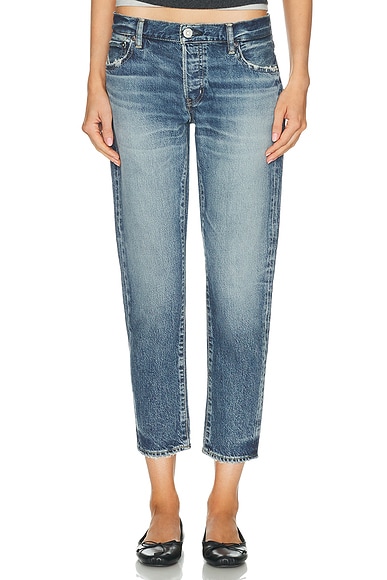 Moussy Vintage Mendon Tapered Jeans in Blue