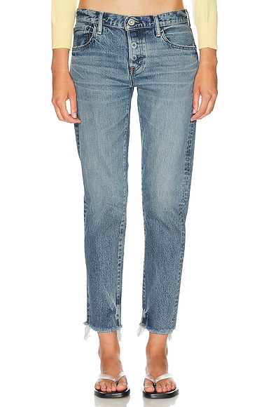 Moussy Vintage Riverside Tapered Jeans in Blue