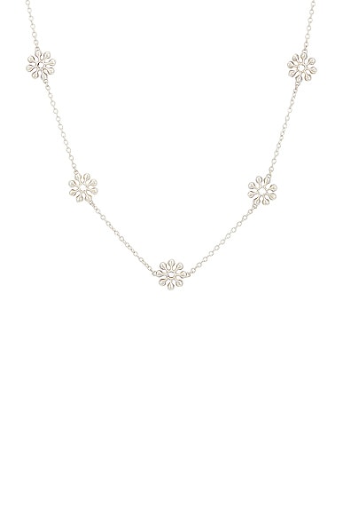 Shop Maple Orbit Chain Necklace In Silver 925