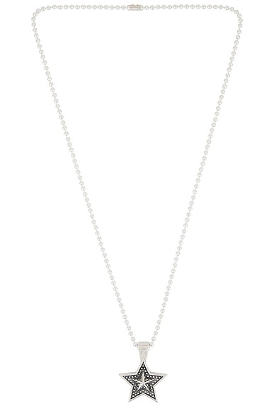 MAPLE Star Chain Necklace in Silver 925