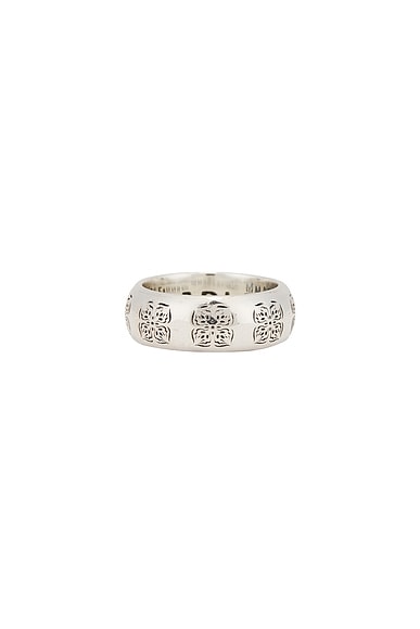MAPLE Flower Ring in Silver 925