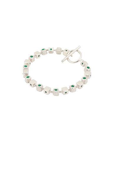 MAPLE Romi's Bracelet in Silver 925 & Emerald