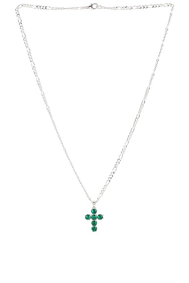 MAPLE Cross Chain in Silver & Emerald