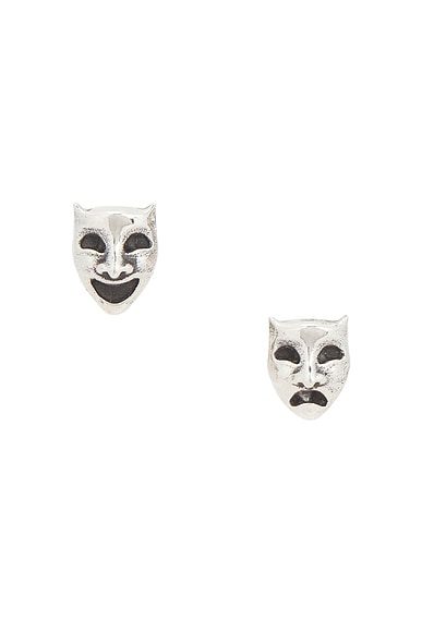 MAPLE Laugh Now Cry Later Earrings in Silver 925