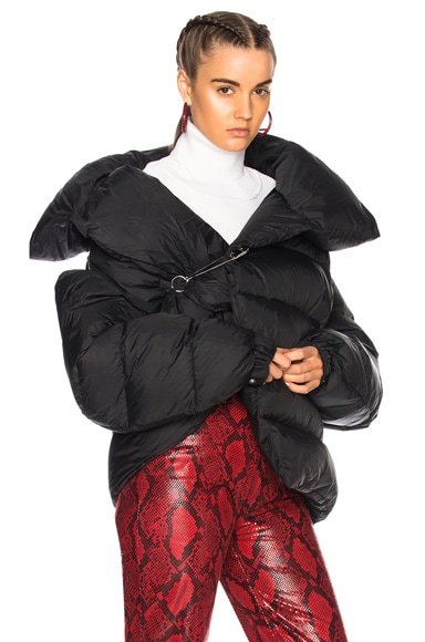 Waterproof Asymmetric Puffa Jacket