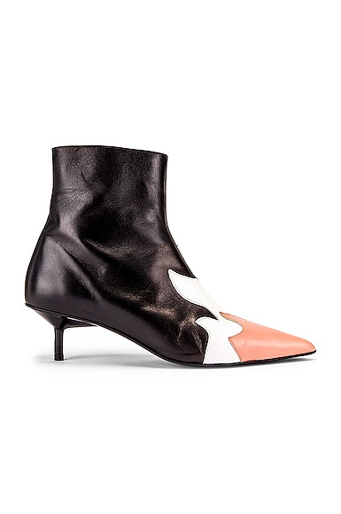 Pointy Kitten Heel Flame Boot