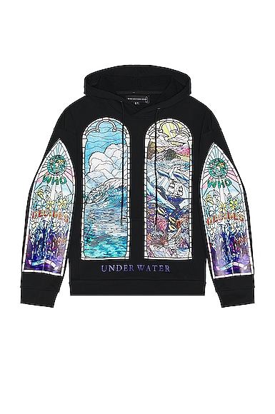 Who Decides War by Ev Bravado Sandy Lane Hoodie in Coal | FWRD