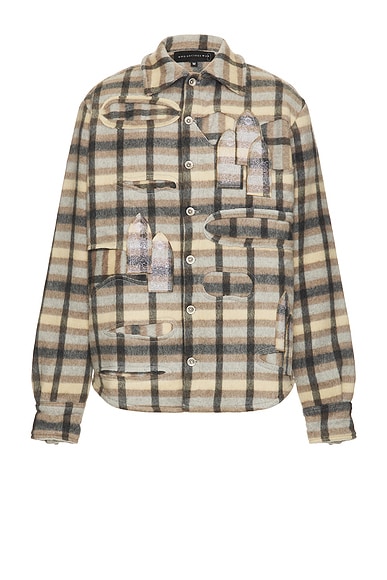 Who Decides War by Ev Bravado Heavy Duty Flannel in Tan