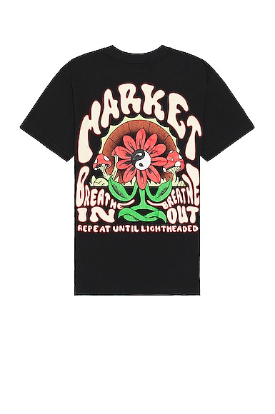 Market Breathwork T-shirt In Black