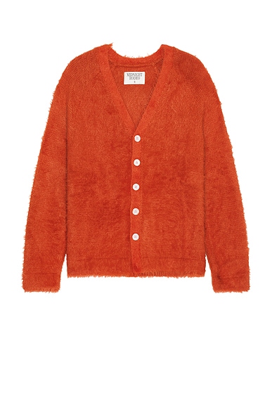 Midnight Rodeo Shaggy Cardigan in Picante