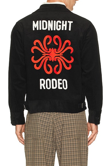 Midnight Rodeo Cord Club Jacket in Black