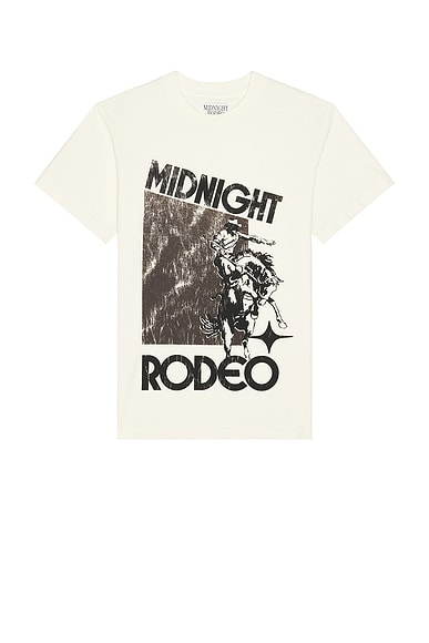 Midnight Rodeo 60's T-Shirt in Cream