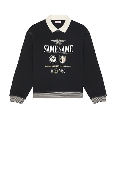 POLO NECK CREW in BLACK | Martine Rose