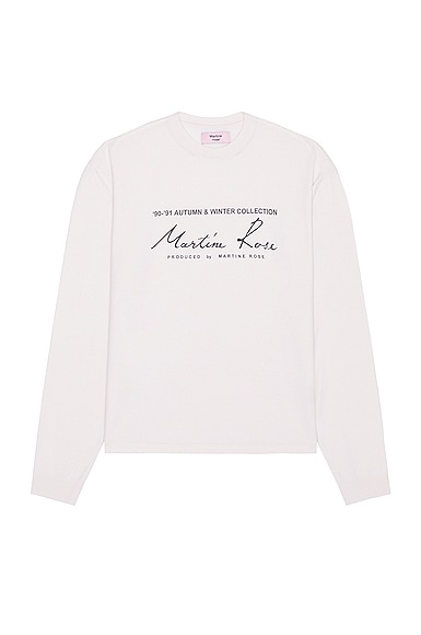 Oversized Signature Logo Stretch Knit Jumper