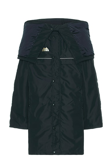 Martine Rose Reverse Manager Coat in Blue Navy | FWRD