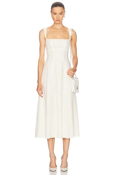 Mirror Palais The Macaron Dress in Ivory