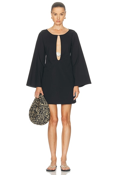 Marlies Grace Ocean Mini Dress in Black