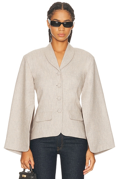 Marlies Grace Cate Jacket in Creamed Grey