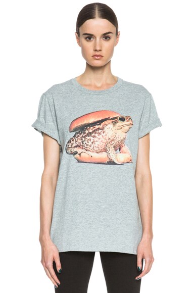 MSGM x Toilet Paper Frog Cotton Tee in Grey | FWRD