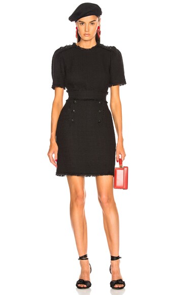 Button Front Mini Dress