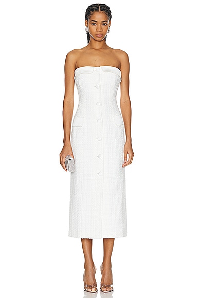 Shop Marianna Senchina Diana Dress In White