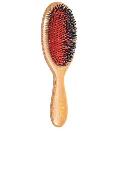 Junior Lightwood Bristle & Nylon Hairbrush