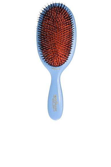 Mason Pearson Popular Bristle & Nylon Hairbrush in Blue