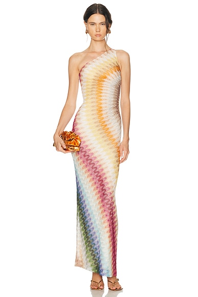 One Shoulder Long Dress