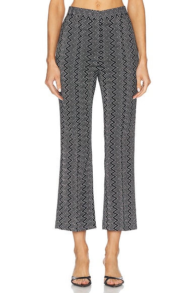 Gucci Cropped Pants in Black Green Red FWRD