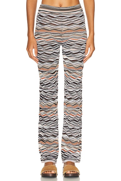 Missoni Trousers in Beige & Brown Tones