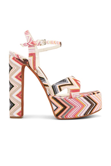 Missoni Angela Heel in Wave Pink