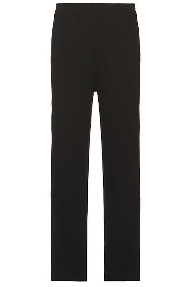 Mister Green Crochet Tracksuit Pant in Black