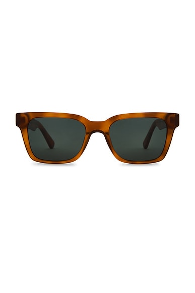 MESSYWEEKEND Dean Sunglasses in Havana & Green