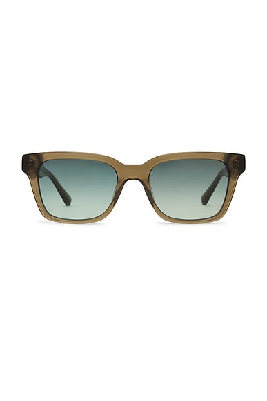 MESSYWEEKEND Dean Sunglasses in Bottle Green