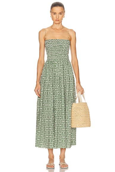 Shirred Bodice Dress