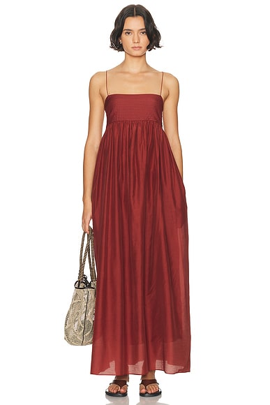 Empire Pintuck Bodice Dress