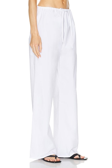Shop Matteau Drawcord Pant In White