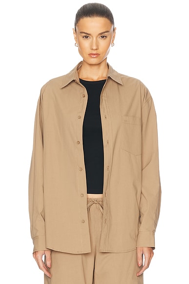 Matteau Relaxed Shirt in Stone