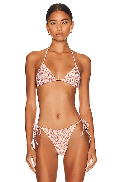 String Triangle Bikini Top