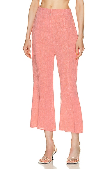 Flare Pant in Pink