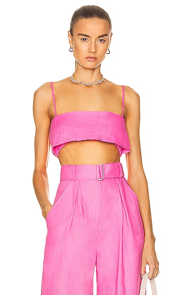 for FWRD Structured Bandeau Crop Top