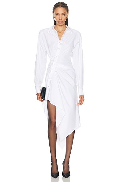 Asymmetrical Shirt Dress