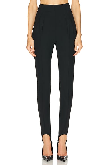 Mugler High Waist Legging in Black