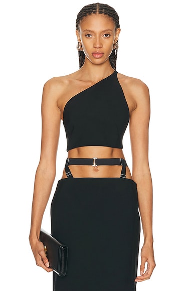 One Shoulder Crop Top
