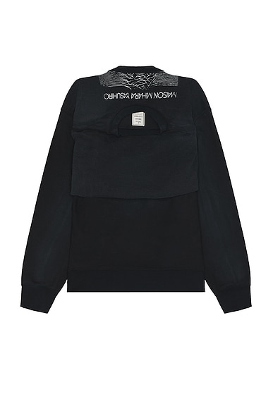 Shop Miharayasuhiro Shift Back Pullover In Black