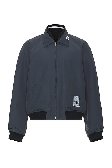 Shop Miharayasuhiro Reversible Souvenir Jacket In Gray