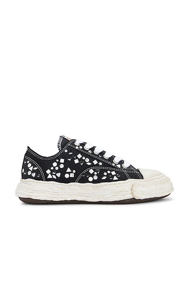 Maison MIHARA YASUHIRO Peterson23 Original Sole Embellished Canvas Low -Top Sneaker in Black
