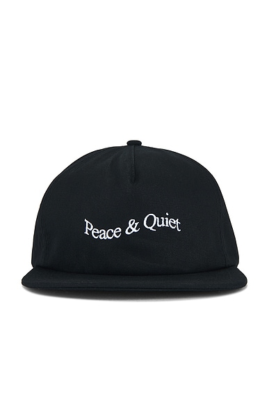 Museum Of Peace And Quiet Wordmark Dad Hat In Black
