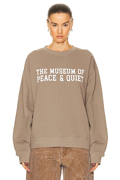 Museum of Peace and Quiet Campus Sweater in Clay