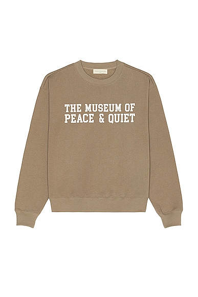 Museum Of Peace And Quiet Campus Jumper In Clay